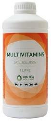 1ml përmban: 20 000 IU Vitamin A, 5 000 IU Vitamin D3, 30 mg Vitamin E, 1.5 mg Vitamin B1, 1.25 mg Vitamin B2, 2 mg Vitamin B6, 0.