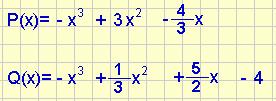 polinomio P(x) que cumpra as condicións da