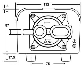 AL-80B AL-100B AL-120B Tlačni priključek: 15mm (2x) Dimenzije: 133x175x105 mm