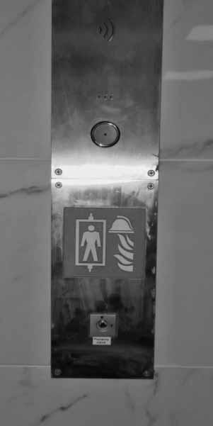 Figure 8 - Electrical installation in the depths of an elevator shaft EXTERNAL ELEVATOR CALL BUTTON A command for moving the elevator must be done electrically.