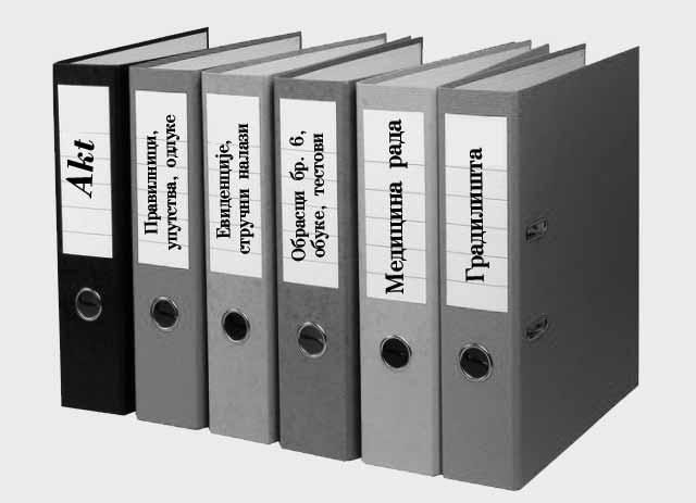 Слика 8 Илустрација уредно сложене документације ЛИТЕРАТУРА [1] Српски стандард СРПС ИСО 9001:2008, IV издање (24.11.2008.) стр.
