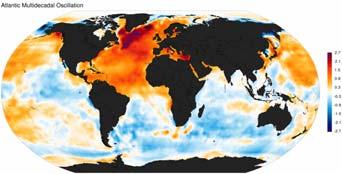 Μοτίβο των μηνιαίων θαλάσσιων επιφανειακών θερμοκρασιακών ανωμαλιών (από μετρήσεις SST και συγκέντρωσης επιφανειακών πάγων, 1870-2013).