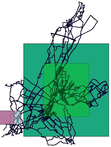 Εικόνα 18 Παράδειγμα 6 7. userid = 1 k = 25 Trajectories as an answer: 17 Use of Zoom_out: Yes distort_area_time = True area_step = 2500.0 time_step = 10000 area_time_distortion_limit = 2.