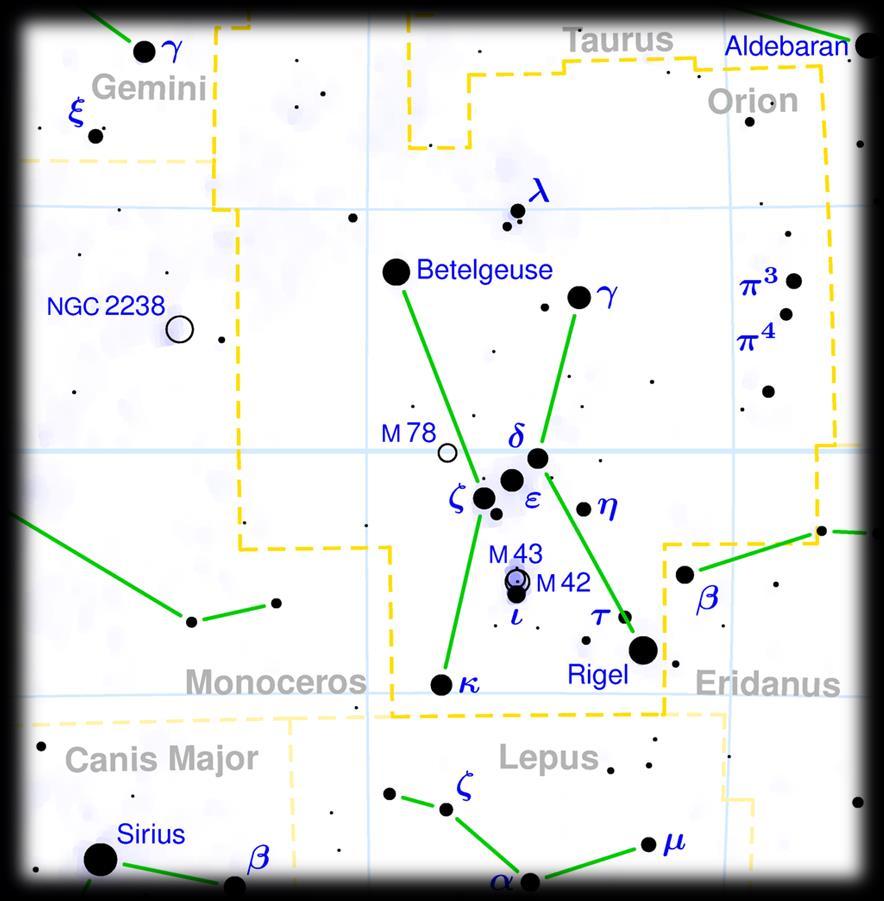 Ωρίωνας "Orion constellation map" από τον Copyright 2003