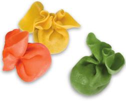 από παραγωγής στους - C Tortelli Ιταλίας UNIPASTA 13,5gr Κλασσικές Διαθέσιµες γεµίσεις: με Ρικότα και Σπανάκι, με Μανιτάρια, με