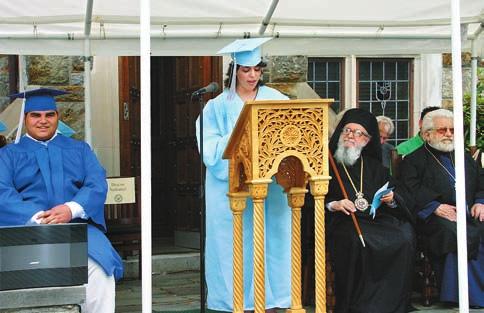 by Jim Golding The graduating students who spoke were indeed filled with emotion as they reminisced about their experiences and relationships they formed during their years there, including a little