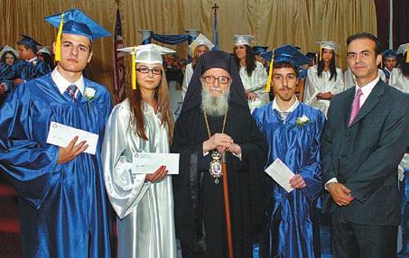 America, Fr. Robert Stephanopoulos, dean of the Cathedral and Fr. Vasilios Bassakyros, assistant priest. The principal Sonia Celestin welcomed all the guests and the parents.