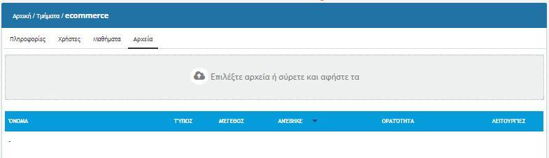 Η επόμενη καρτέλα που επεξεργάζεται ο χρήστης είναι η καρτέλα προσθήκης