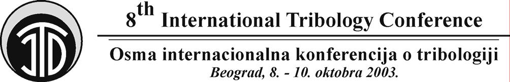 FIZIČKO HEMIJSKE I TRIBOLOŠKE KARAKTERISTIKE ULJA ZA PODMAZIVANJE Dr PEŠIĆ Zoran, VTA, Žarkovo Dr NEDIĆ Bogdan, Mašinski fakultet, Kragujevac PHYSICAL, CHEMICAL AND TRIBOLOGICAL CHARACTERISTICS OF