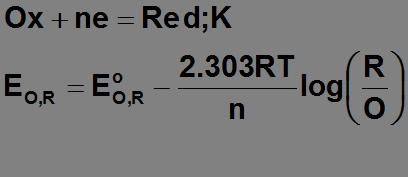 pe as a Master Variable G o = 2.303RTlogK = 1.