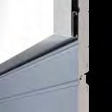 Στις πόρτες LPU 42 αυτή η χωνευτή κάλυψη πρεκιού είναι η πιο κομψή λύση για την ανεπαίσθητη ένωση της κάλυψης με το φύλλο της πόρτας.
