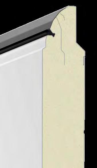 Η πόρτα διπλού τοιχώματος LPU 42 προσφέρει με πάνελ πάχους 42 mm μια πολύ καλή μόνωση.