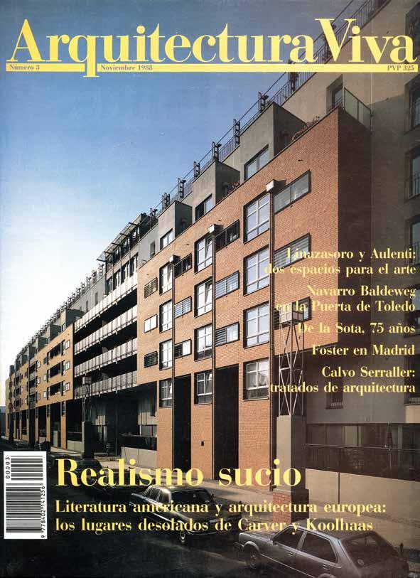 праксе осамдесетих година: постојећа реалност, периферија и техника (lluís Mateo, 1988:16).