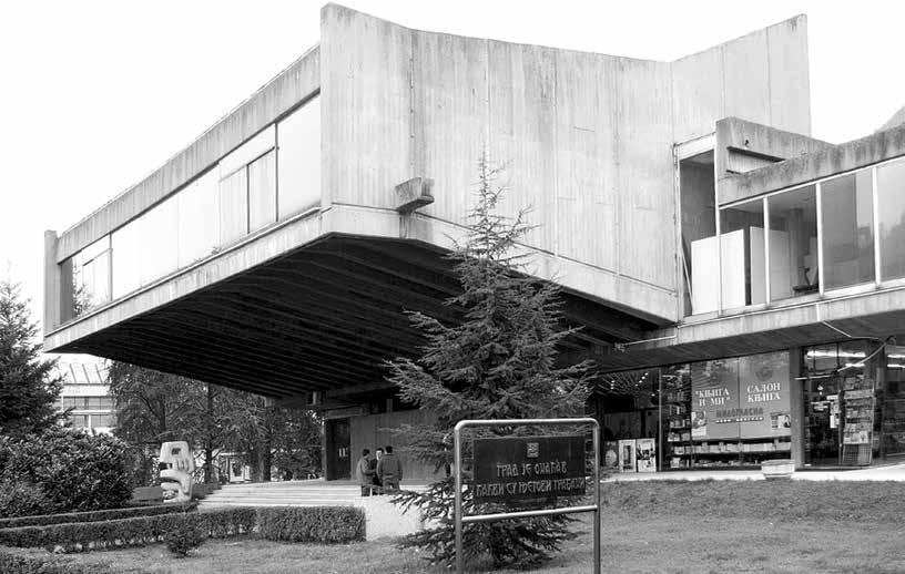 Зграда Општине Нови Београд, Бранислав Јовин, 1961-1973. (фото. Б.Јовин) New Belgrade Municipality building, Branislav Jovin, 1961-1973. (photo. B.Jovin) Неколико Ваших објеката се може довести у везу са бруталистичком архитектуром, као нпр.