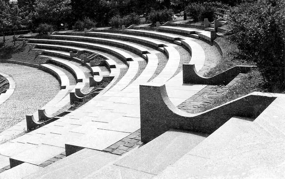 Партерно уређење музеја 25. мај, Београд, Бранислав Јовин, 1978-1981. (фото. Б.Јовин) Pavement design for May 25 th museum, Be