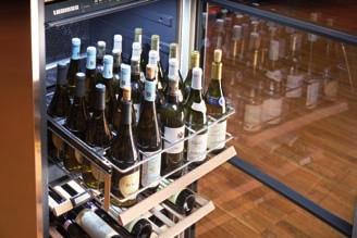 Vinske omare za prezentacijo, shranjevanje in to~enje vin na kozarce Aparati Vinidor GWT(es) 4677 in GWT(es) 4577, kot tudi modeli GWUes 753 in GWUes 753 so razviti posebej za profesionalno uporabo.