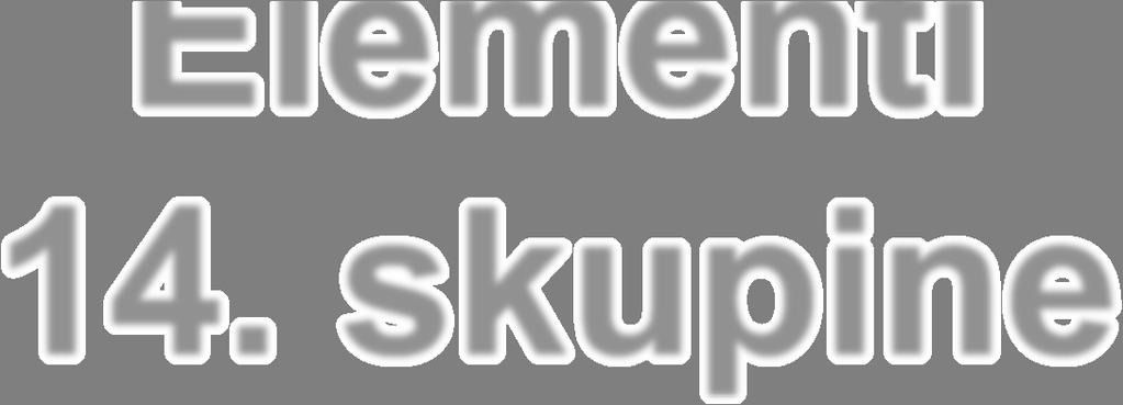Elementi 14. skupine U 14.
