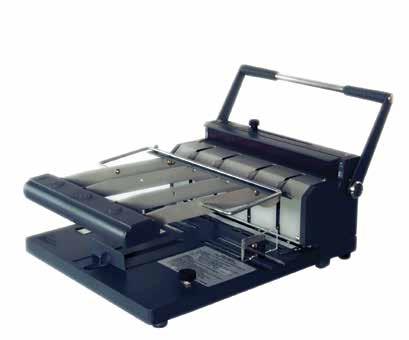 ΒΙΒΛΙΟΔΕΤΙΚΑ ΣΠΙΡΑΛ ΧΕΙΡΟΚΙΝΗΤΑ SPC RBX 100 Πρωτοποριακό επαγγελματικό βιβλιοδετικό μηχάνημα για βιβλιοδεσία με μεταλλικό σπιράλ (3:1) και (2:1) και ibiclick, με τεράστια δυνατότητα διάτρησης 100