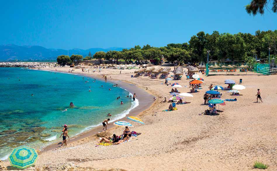 Η οργανωμένη παραλία του «Αϊ - Λαγούδη» στην