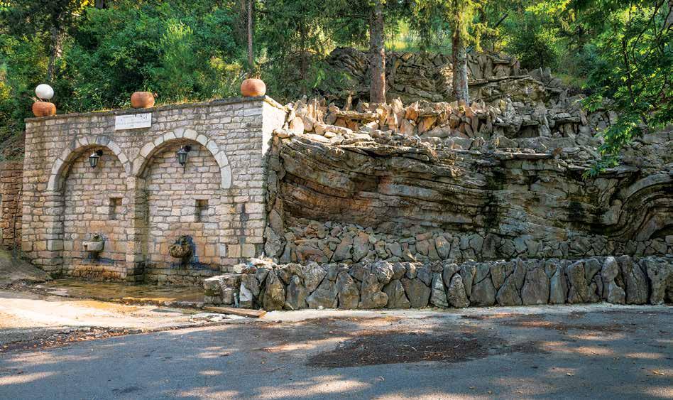 the Turks (in 1454 and in 1647) and once by the Germans, in 1943, when it was officially baptized Martyred village.