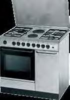 pečica 67 L, energijski razred B, mere 90 x 60 x 85 cm Štedilnik Zanussi ZCG210L1WA 3x