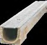 polimer pocinkana rešetka, mere 1000 x 125 x 100