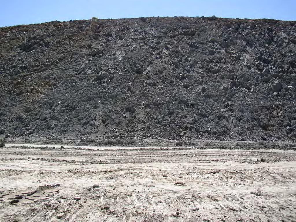 Φωτογραφία 6-3 Δεξιά όψη του ορύγματος Τ1, όπου