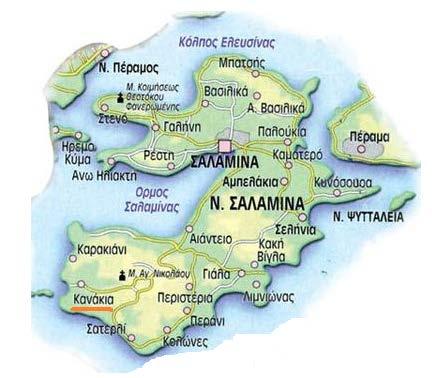 Χώρος Κατασκήνωσης Ο Κατασκηνωτικός Χώρος βρίσκεται στο νότιο-δυτικό μέρος του νησιού.