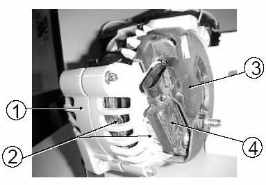 electronice într-un modul electromecanic 1- carcasa generator; 2 sistem
