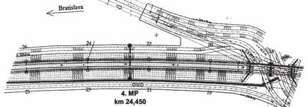 Korišćenje Tensar geomreža na projektu modernizacije pruge Modernizacija pruge između Bratislave i Trnave uključuje izmeštanje koloseka u dužini od 2,4km. Ova pruga je deo Evropskog koridora V.