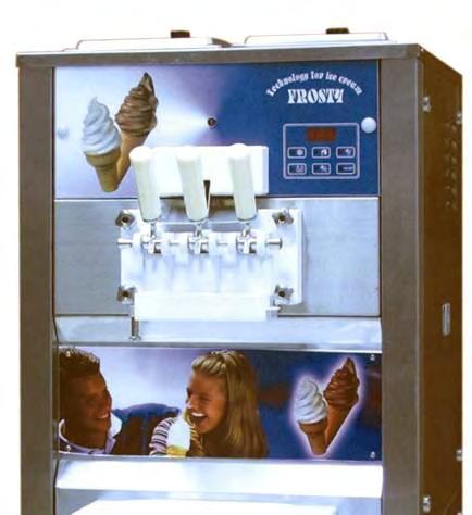 Model 225 Model 240 Μηχανή Παραγωγής Soft Ice Cream 240 Με