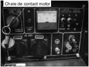 Intotdeauna lasati cheia de contact in pozitia ON cand motorul functioneaza. 2. Acumulatorul Verificati tensiunea acumulatorului inainte de fiecare pornire a generatorului. 5.