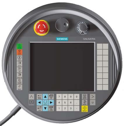 HT 8 11 11.1 HT 8 Prezentare Handheld Terminal SINUMERIK HT 8 mobil combină funcţiile unui panou de operare şi ale unui pupitru de comandă maşină.