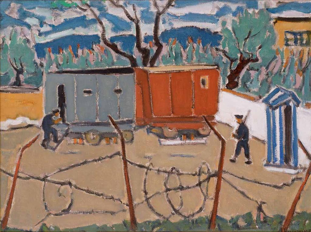 Bαγόνια, 1951 Λάδι σε