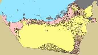التربة ي عد التدهور الناتج عن التملح من المخاوف األساسية بشأن التربة في اإلمارة 4.