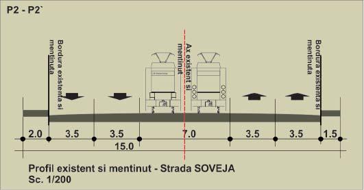 Modernizarea circulatiei Traficul va fi rezolvat prin propunerea de noi artere carosabile, precum si prin largirea prospectelor celor existente, iar spatiile de parcare