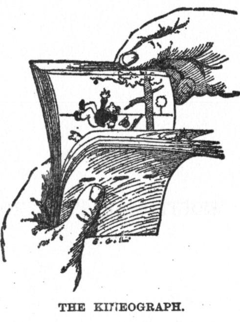 FLIP BOOK, 1868 Το "βιβλίο εμφάνισης" παρουσιάζεται από τον John Barnes Linnett με την ονομασία kineograph ("κινούμενη εικόνα").