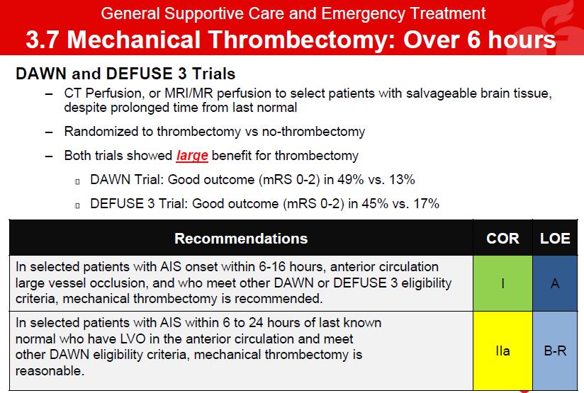 AHA/ASA RECOMMENDATIONS Powers