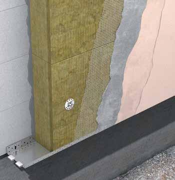 Krohvitavate välisseinte soojustamine Hoonete välisseinte soojustamiseks ja fassaadide uuendamiseks kasutatavatele kivivillatoodetele on omane mõõtmete stabiilsus (nad ei moondu