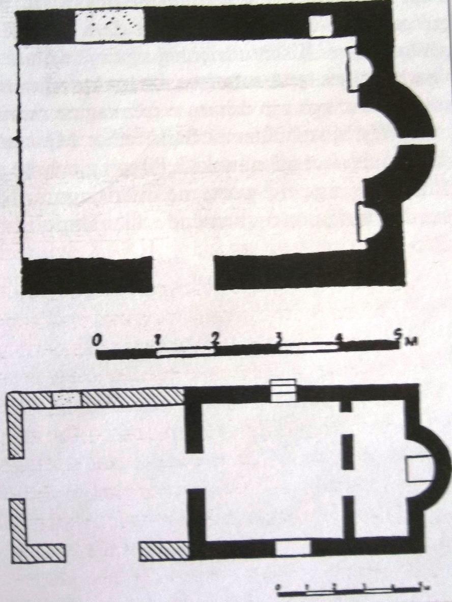 Fig.Butrint, Kisha Nr.1, Kisha Nr.2, shek. IX-X Kisha Nr.2 ndodhet pranë mureve rrethuese antike, në afersi të portës së liqenit (Skea).