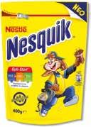 powder 400gr 3,30 1,97 Δημητριακά Nesquik με σοκολάτα 375gr Nesquik cereals