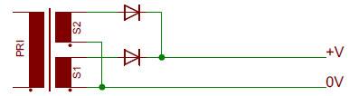 Jednocestné usmerňovače blokujú jednu polvlnu striedavého priebehu a druhú prepúšťajú. Sú tvorené jednou usmerňovacou diódou na jednu napájaciu vetvu.