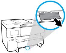2. Ελέγξτε την κενή περιοχή στο εσωτερικό του εκτυπωτή όπου βρισκόταν ο δίσκος εισόδου. Αποκτήστε πρόσβαση στο κενό για να αφαιρέσετε το μπλοκαρισμένο χαρτί. 3. Τοποθετήστε το Δίσκο 2 στον εκτυπωτή.