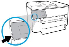 Χρήση του πίνακα ελέγχου του εκτυπωτή Αυτή η ενότητα περιλαμβάνει τα παρακάτω θέματα: Αλλαγή θέσης πίνακα ελέγχου Επισκόπηση κουμπιών και φωτεινών ενδείξεων Εικονίδια στην οθόνη του πίνακα ελέγχου