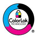 Για την εκτύπωση εγγράφων καθημερινής χρήσης, η ΗΡ συνιστά τη χρήση απλών χαρτιών με το λογότυπο ColorLok.