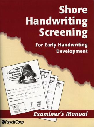Shore Handwriting Screening For Early Handwriting Development Το Shore Handwriting Screening (SHS) είναι ένα διαγνωστικό εργαλείο που χρησιμοποιούμε για να εντοπίσουμε τις αιτίες που προκαλούν τη