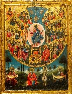 Sunday of All Saints June 3 Ἀπολυτίκιον Ἠχος δʹ.