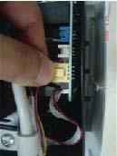 6) Loosen the MPI connector(cn81). Option connector.