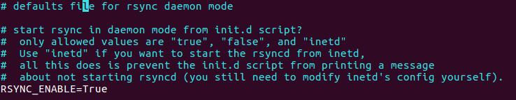 235 Παραμετροποίηση του /etc/default/rsync root@objectstorage1:~# vim /etc/default/rsync root@objectstorage2:~# vim /etc/default/rsync
