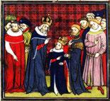 מקור: France, Grandes Chroniques de France, Paris (BnF Français 73, fol.